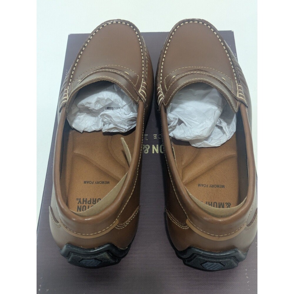 Johnston & Murphy Beck Loafers Tan Full Grain Leather Men’s 8.5 M - Picture 6 of 12